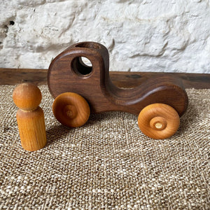 Wooden Toy Car Walnut