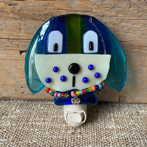 Glass Dog Nightlight