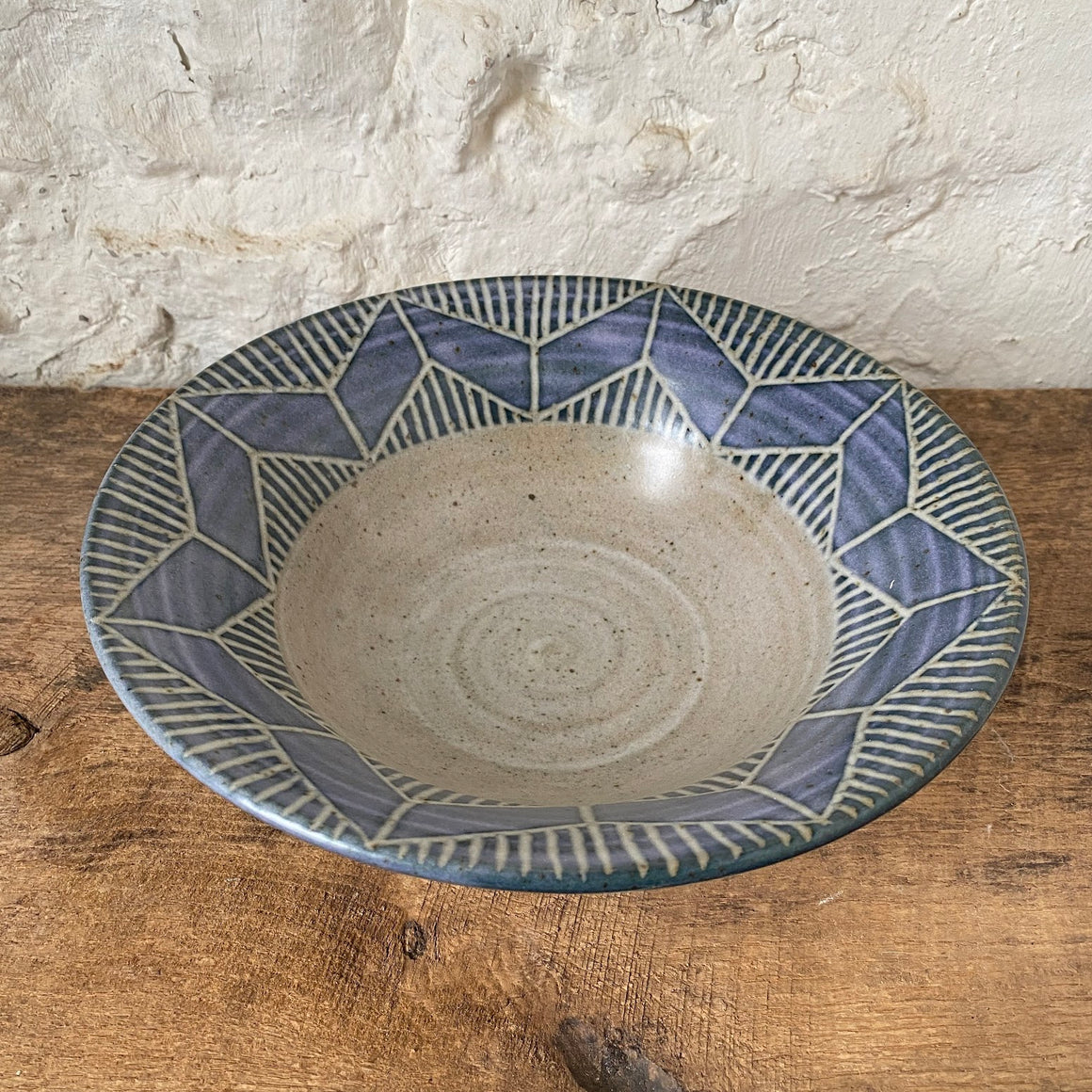 Pasta Bowl Carved (large)