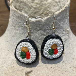 Faux Sushi Earrings