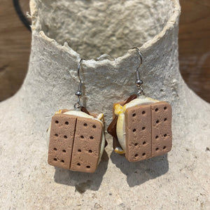 Faux Smores Earrings