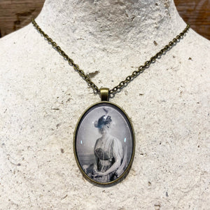 Squirrel Portrait Necklace