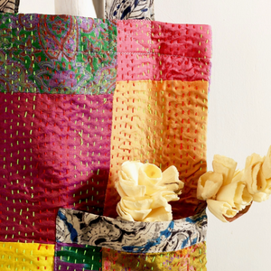 Kantha Tote Bag