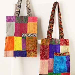 Kantha Tote Bag