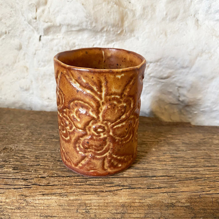 Carved Medium Tumbler - Brewery Pottery