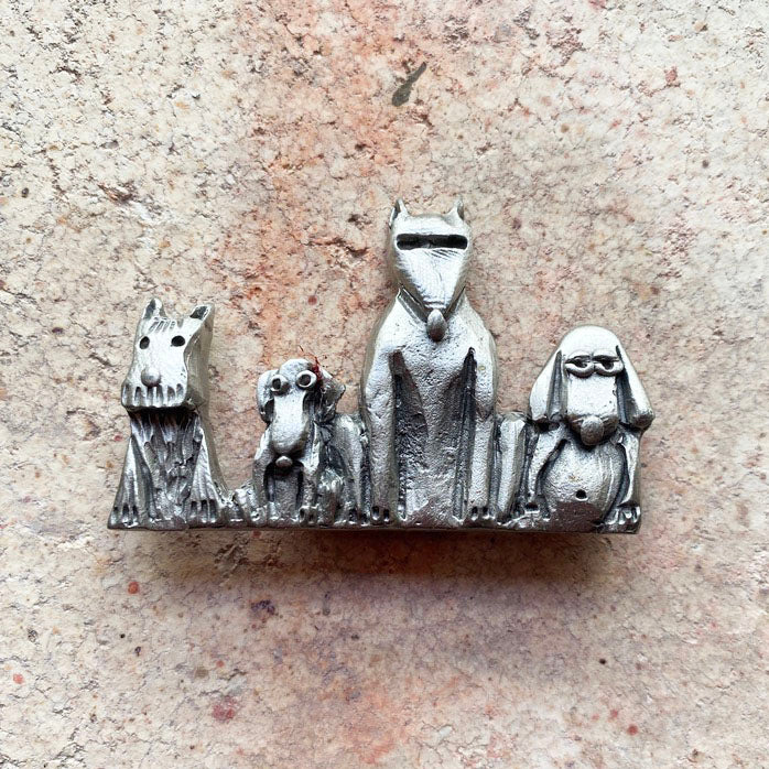 Magnet Four Dogs